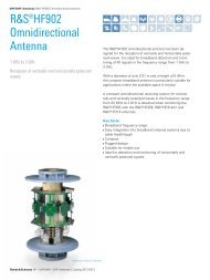 R&SÂ®HF902 Omnidirectional Antenna - Rohde & Schwarz