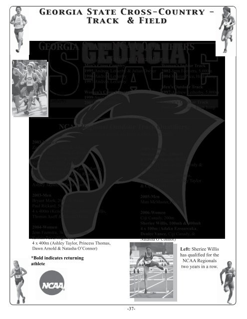 Guide Front Pages - Georgia State University Athletics
