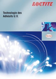 Technologie des AdhÃ©sifs U.V. - Henkel