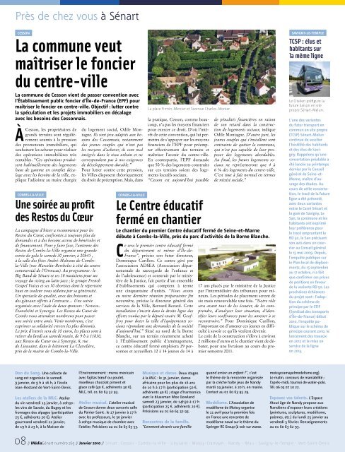 Média Sénart 265 janvier 2010 - San de Sénart