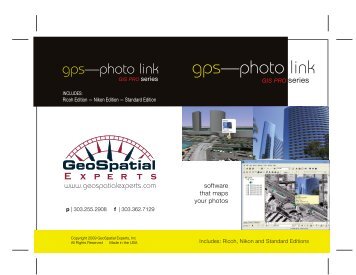 GPS-Photo Link: GIS Pro series - GeoSpatial Experts