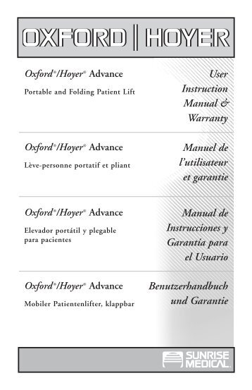 User Instruction Manual & Warranty Manuel de l ... - Aidacare