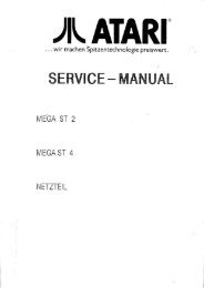 Atari Mega ST2/ST4 Schematic Rev 9 C100166 [Feb 19, 1987]