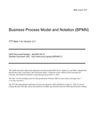 Business Process Modeling Notation (BPMN), Version 1.0