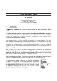 Cahier des Charges lots 10 + 11 + 12 – classe B/C - Arend ...