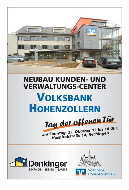 Volksbank Hohenzollern NEUES KUNDEN- U ... - Denkinger GmbH