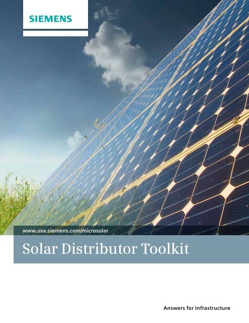 Solar Distributor Toolkit - Siemens