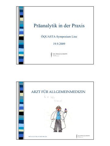 Präanalytik in der Praxis