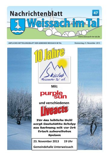 MB Weissach KW 47.pdf - Weissach im Tal