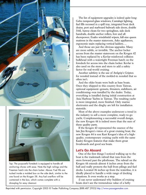 Life is Good on the Krogen 44 - Kadey-Krogen Yachts