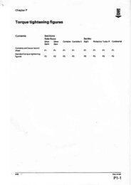 Standard torque tightening figures