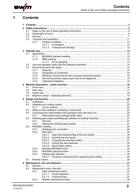 Operating instructions - EWM Hightec Welding GmbH