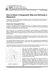 How to Read a Topographic Map and Delineate a Watershed