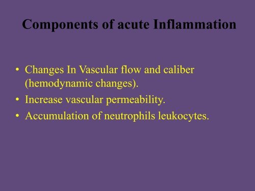 Acute Inflammation