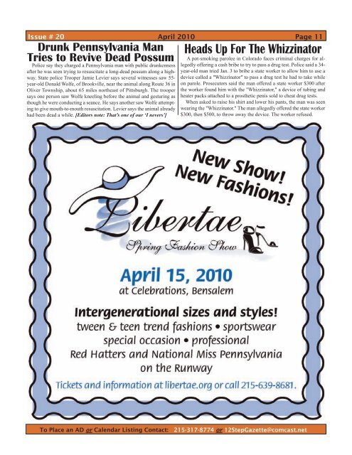 April 2010 - 12 Step Gazette