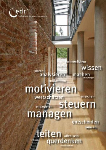 motivieren managen steuern - EDR GmbH