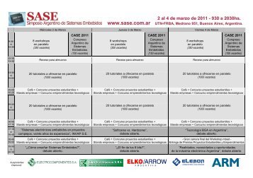 Simposio Argentino de Sistemas Embebidos (SASE)