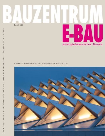 Ausgabe 3/10 - BAUZENTRUM E-BAU