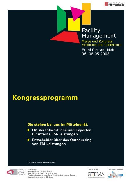 Kongressprogramm â€“ Dienstag, 6. Mai 2008 - architekten24.de