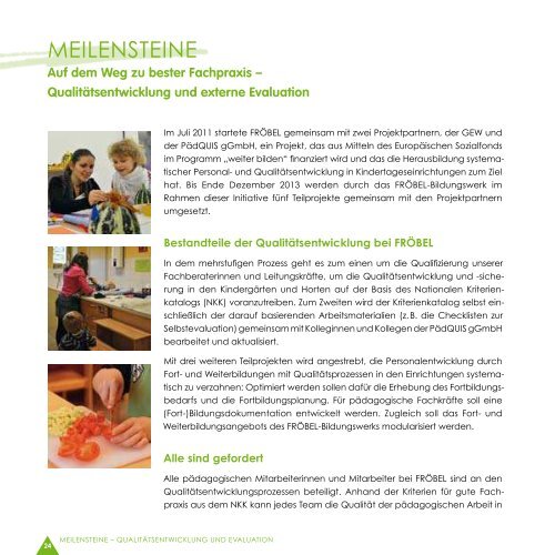 JAHRESBERICHT 2011 - FRÖBEL - Kompetenz für Kinder