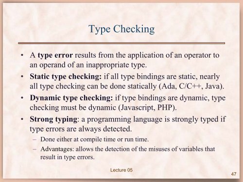 Data Types & Type Checking - Ace