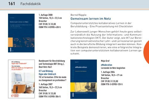 Verlagsprogramm herunterladen - h.e.p. verlag ag, Bern