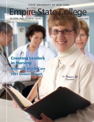 Empire News Spring 2008 (PDF 5453kB) - SUNY Empire State ...