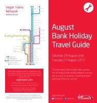 Find out more information - Virgin Trains