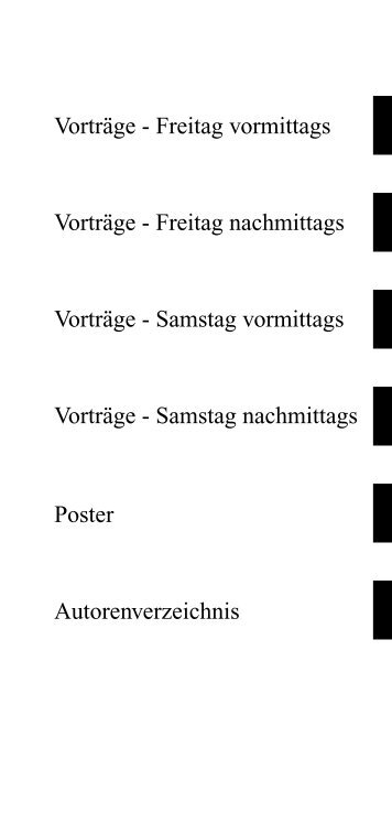 Freitag vormittags Vorträge - Bunsentagung - Technische Universität ...