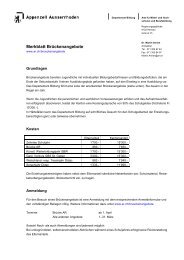 Merkblatt Brueckenangebote - SBW Haus des Lernens