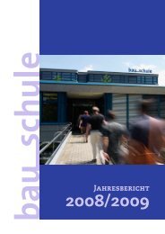 Broschüre [PDF] - bei der Schweizerischen Bauschule Aarau SBA