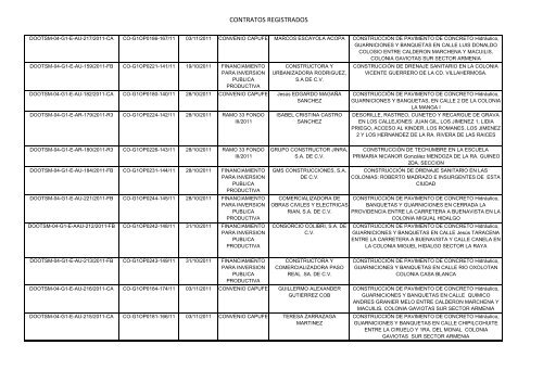 informacion disponible en medios electronicos - H. Ayuntamiento de ...