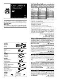 CYCLOCOMPUTER Model CC-CL200 - Cateye