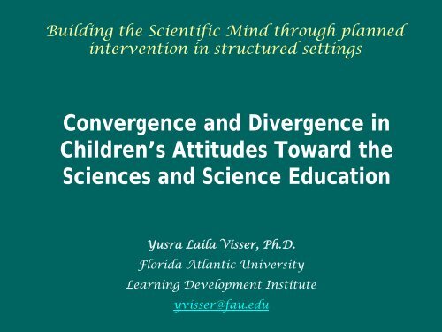 PowerPoint slide show on Convergence and Divergence in ...