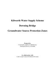 Kilworth Water Supply Scheme - Geological Survey of Ireland