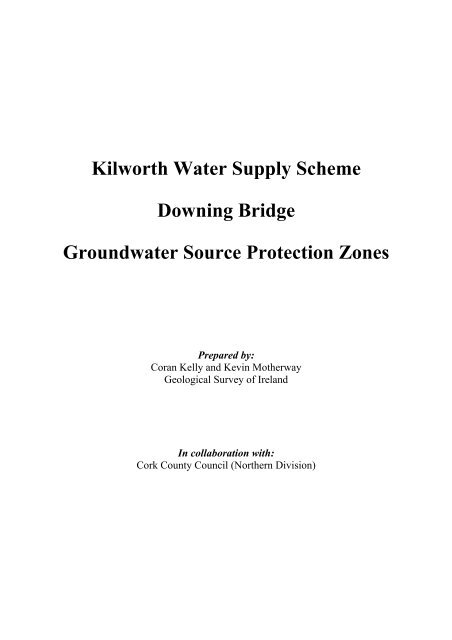 Kilworth Water Supply Scheme - Geological Survey of Ireland