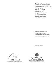 Native American Children and Youth Well-Being Indicators