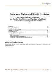 Jean Sample Questionnaire and Report - FinaMetrica Risk Profiling