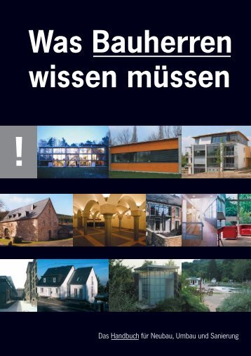 Was Bauherren wissen müssen - Architekturbüro Heidenreich