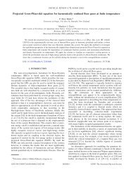 Projected Gross-Pitaevskii equation for harmonically ... - Physics