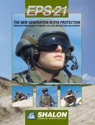 the new generation in eye protection - Shalon Chemical Industries