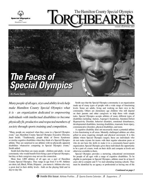 Spring, 2007 - Hamilton County Special Olympics