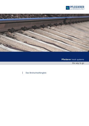 Festen Fahrbahn - RAIL.ONE GmbH