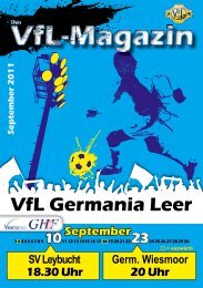 HERUNTERLADEN! - VfL Germania Leer