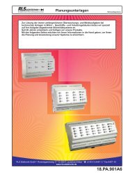 Planungsunterlagen - RLS Elektronische Informationssysteme GmbH