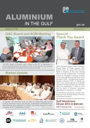 October 2012 Issue - Gulf Aluminium Council