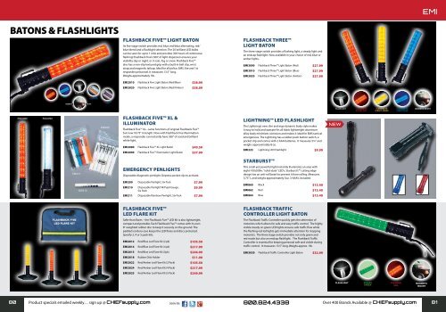 BATONS & FLASHLIGHTS - Chief Supply