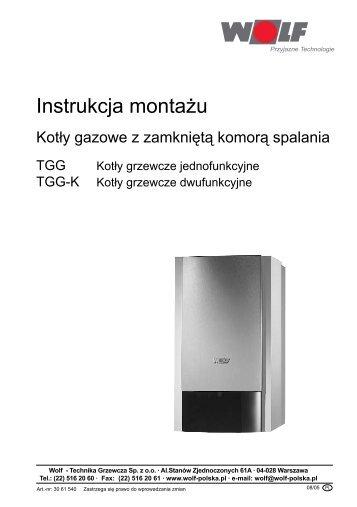 Instrukcja montażu - Wolf