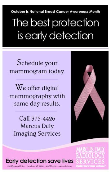 Schedule your mammogram today. We offer digital mammography ...
