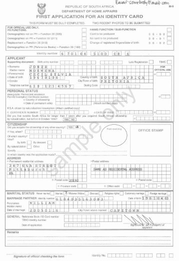 sample BI-9 - South Africa